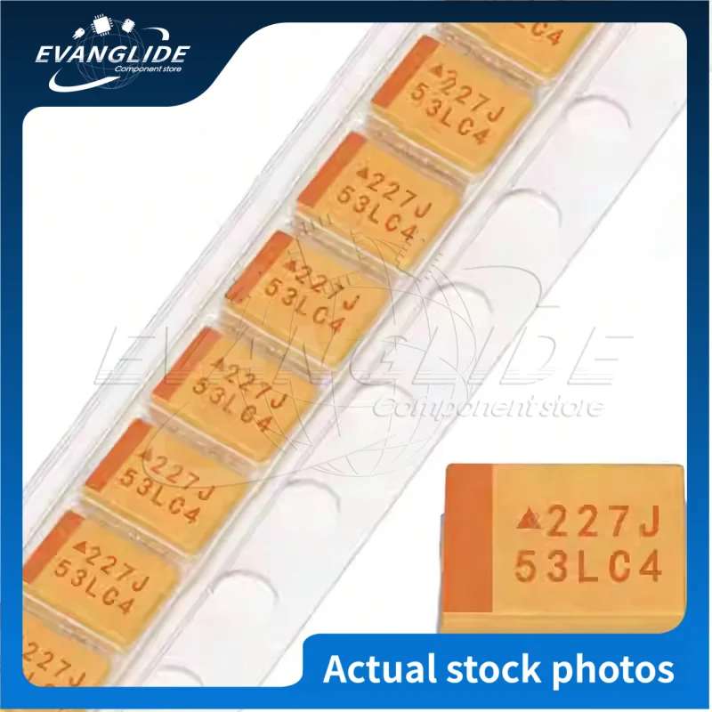 10 PCS/LOT Original & New TLJB227M006R0500  227J 220UF 6.3V Tantalum capacitor In Stock Wholesale Discount