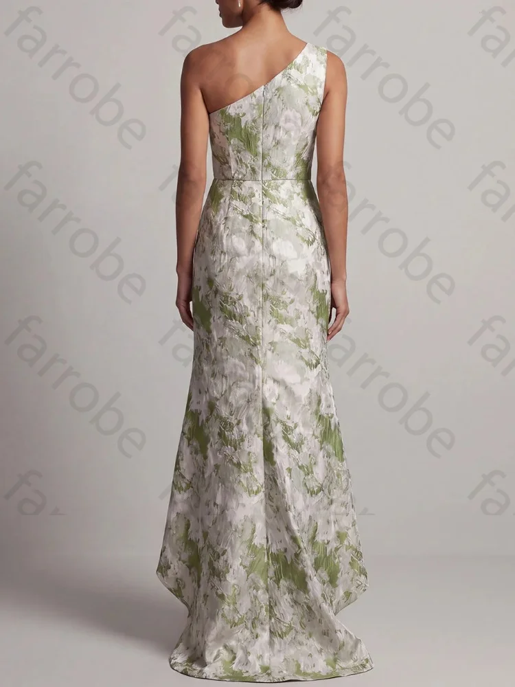 Customized Sexy One Shoulder Sleeveless Mother of The Bride Dresses Elegant Mermaid Celebrity Dress High Quality Prom Party Gown