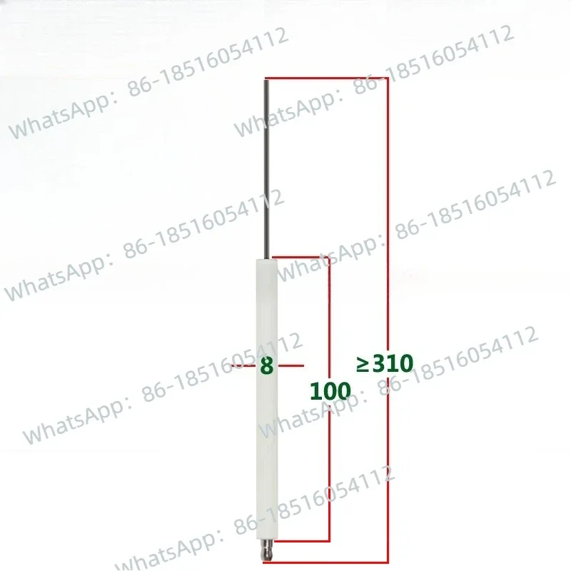 Burner Burner Ignition Needle Ion Rod Universal Ceramic Rod 8mm 10mm 12mm 14mm Ignition Rod