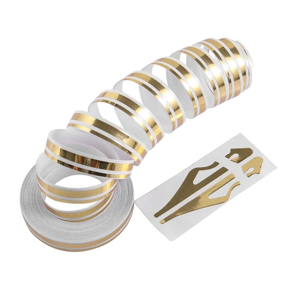 Decoration Waist Line Racing Pinstripe Steamline  Car Body Decal Double Line Tape Vinyl Sticker