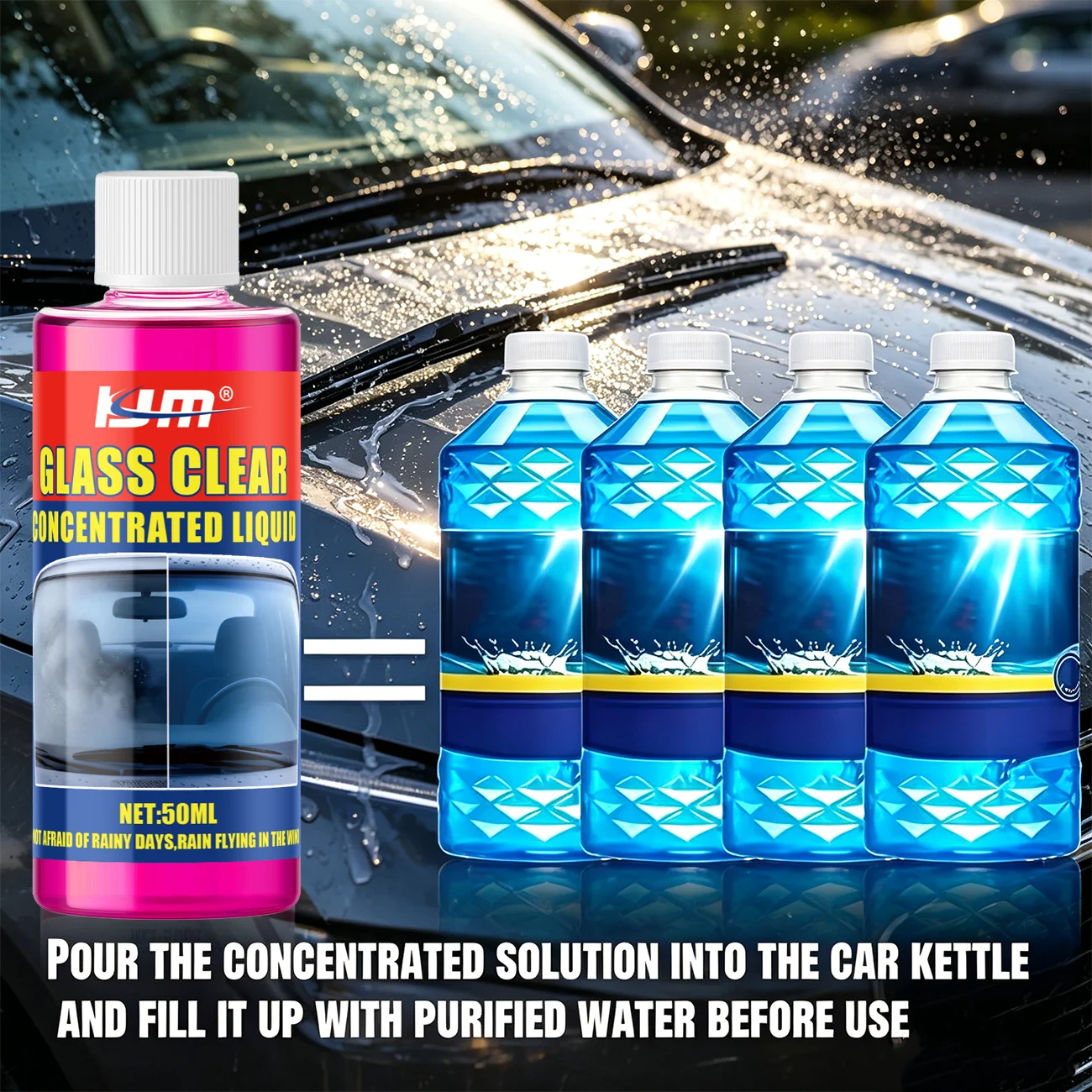 น้ำยาทำความสะอาดกระจกรถยนต์สูต - Glass Cleaner Streak บทวิจารณ์และราคา