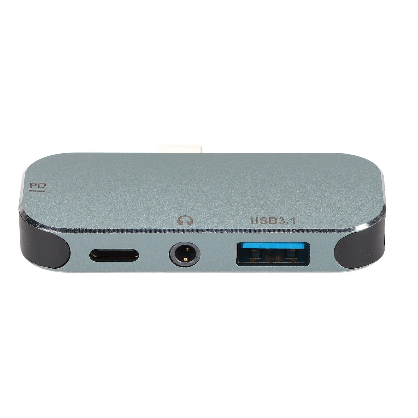 Type C Hub Hot Swappable 5 in 1 PD Charging 10Gbps 100W 3.5 Headphone Port Design USB C Hub for Win for Android for OS X