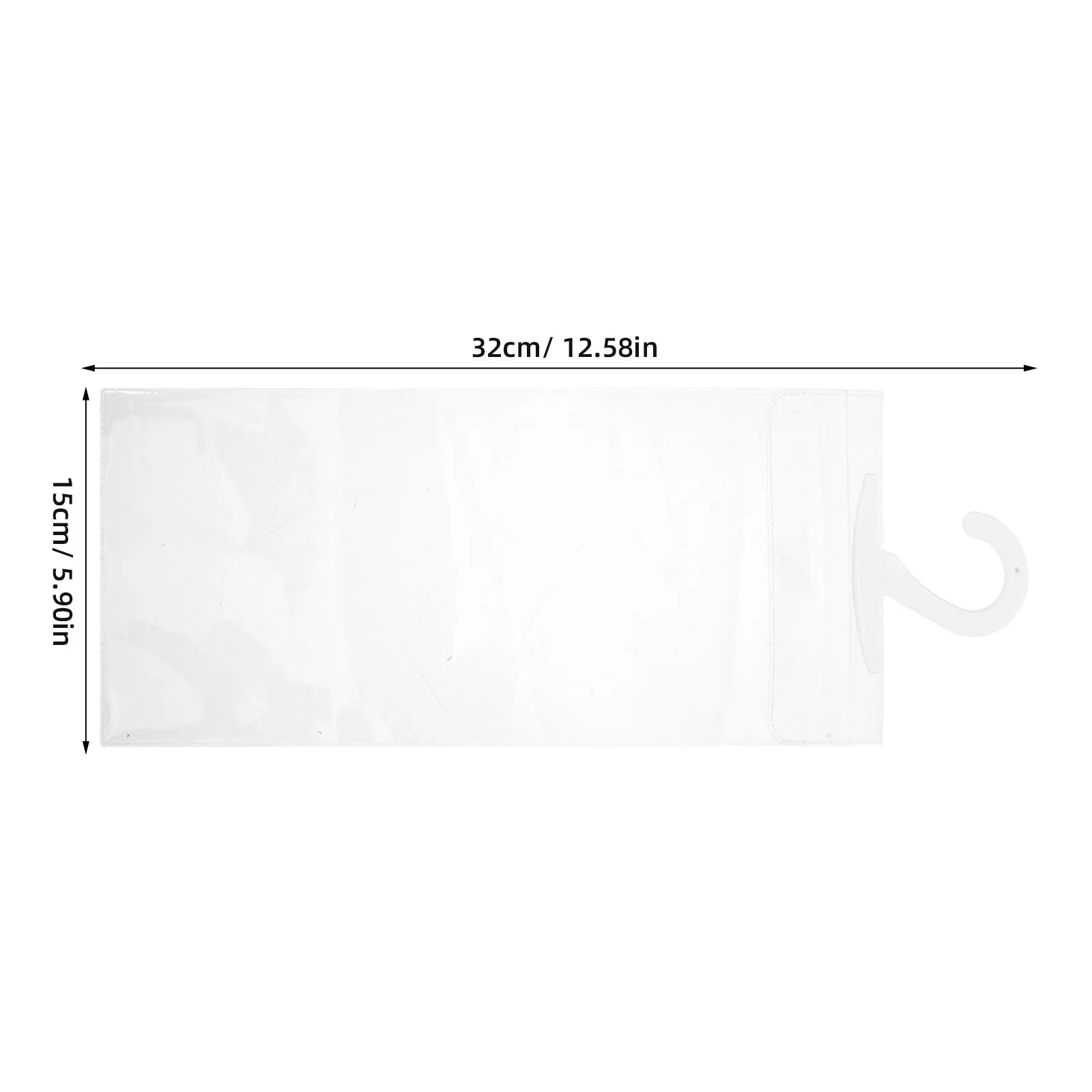 4Pcs Transparent Handicap Parking Permit Holder Clear PVC Anti Crease Storage Bag Car Placard Organizer Waterproof Protective