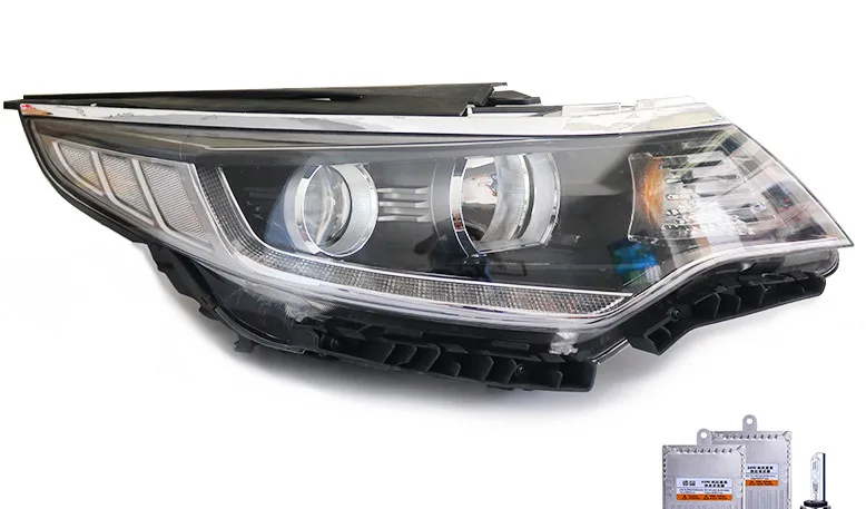 Car Led HID Headlight Daytime Running DRL Headlamp Low High Beam for Kia k5 optima 16-19 Автомобильные лампы