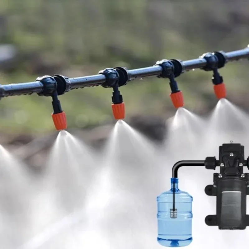 

Atomizing nozzle disinfection cooling dust removal household automatic flower watering device
