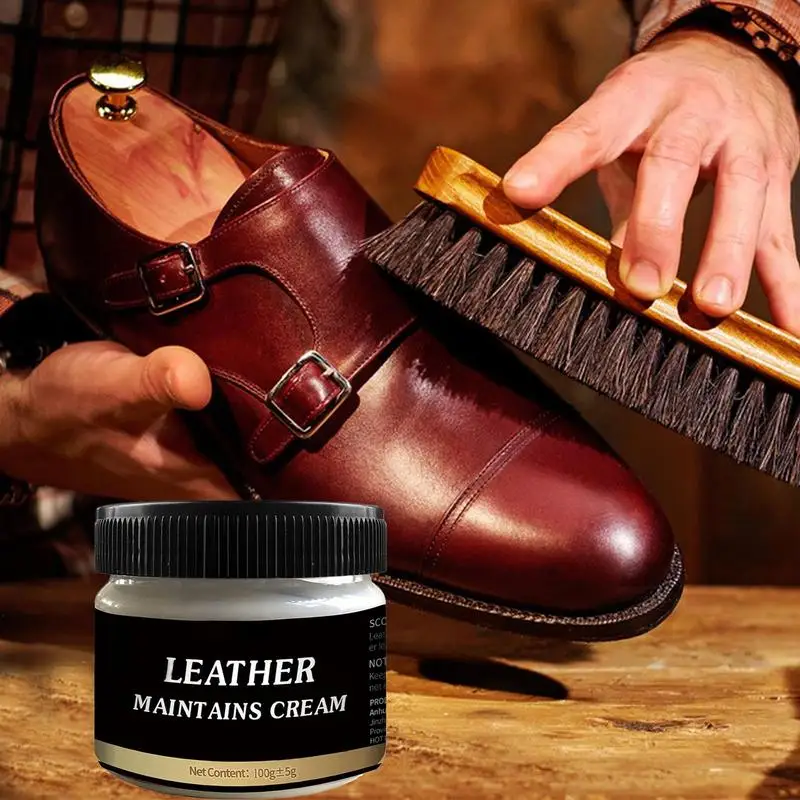 Car Leather Care Cream Leather Maintenance Conditioner Refurbishing Polish Deep Nourishing Leather Balm For Furniture Car Bags