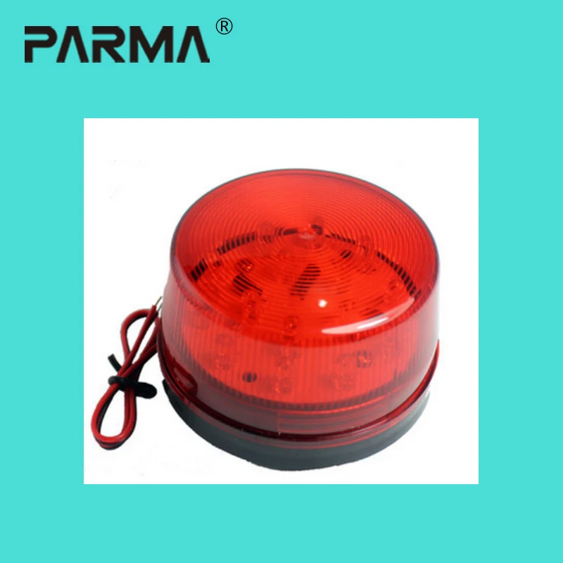 Alarm flashing light, DC 9-12V, frequency flasher, engineering warning light, household alarm light without sound