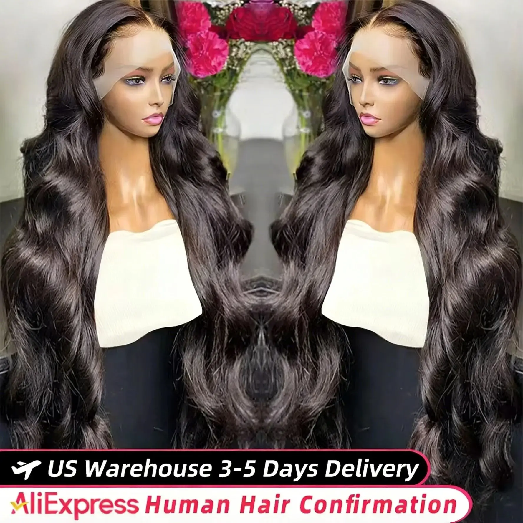 

30 40 44 Inch Body Wave 13X4 13X6 Hd Transparent Lace Frontal Wig Human Hair 360 Brazilian Pre Plucked Lace Front Wigs for Women