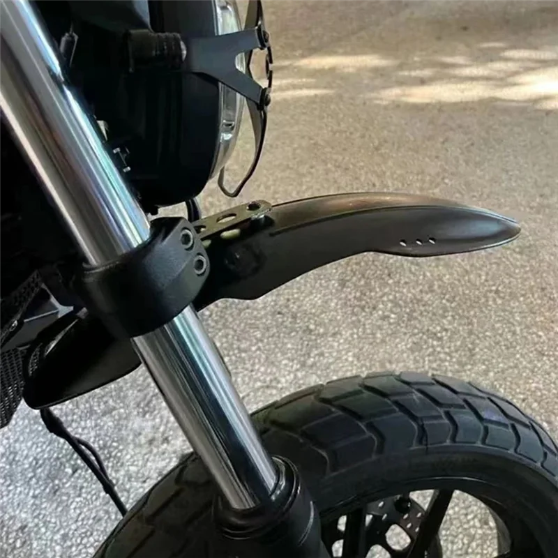 AB56-Motorcycle Front Mudguard High Mudguard For Scrambler 400X Speed 400 Scrambler 400 X 2024 2025