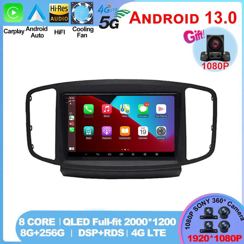 

For Foton Tunland E7 Savanna 2019 Android 13 Carplay Multimedia Autoradio Navigation Monitor Screen Car Radio Video Player