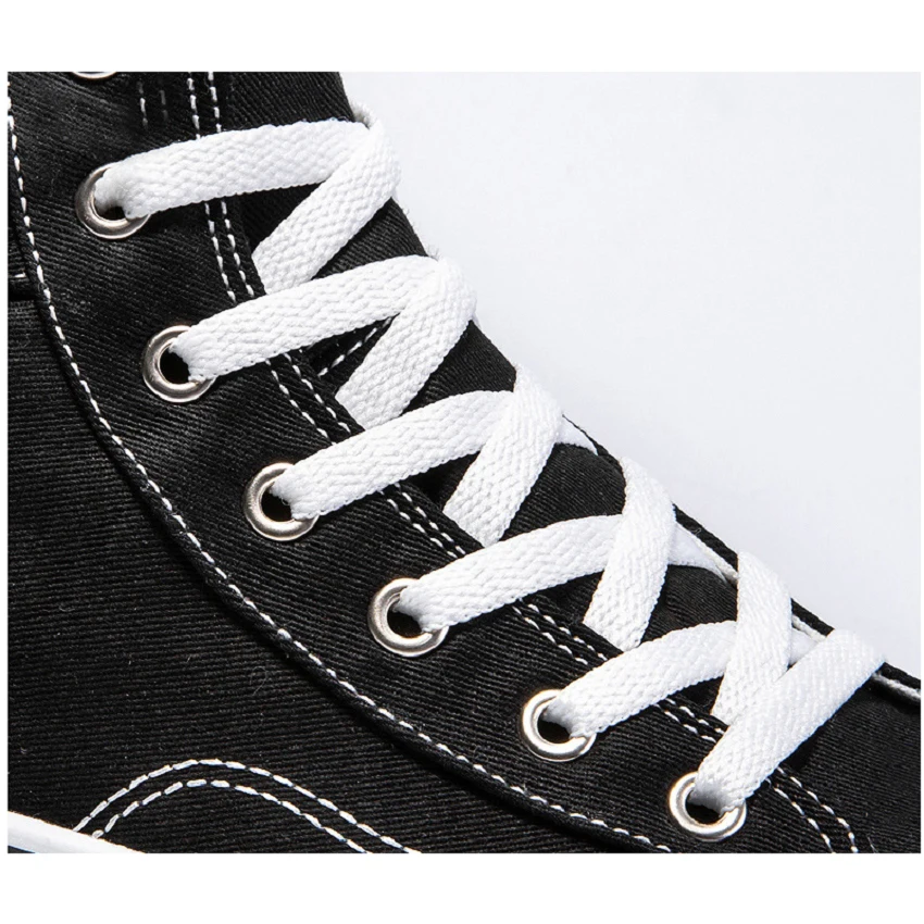 Black high top man sneaker casual brand canvas sneakers men\'s shoes platform breathable summer shoes man 2024 male vulcan shoes