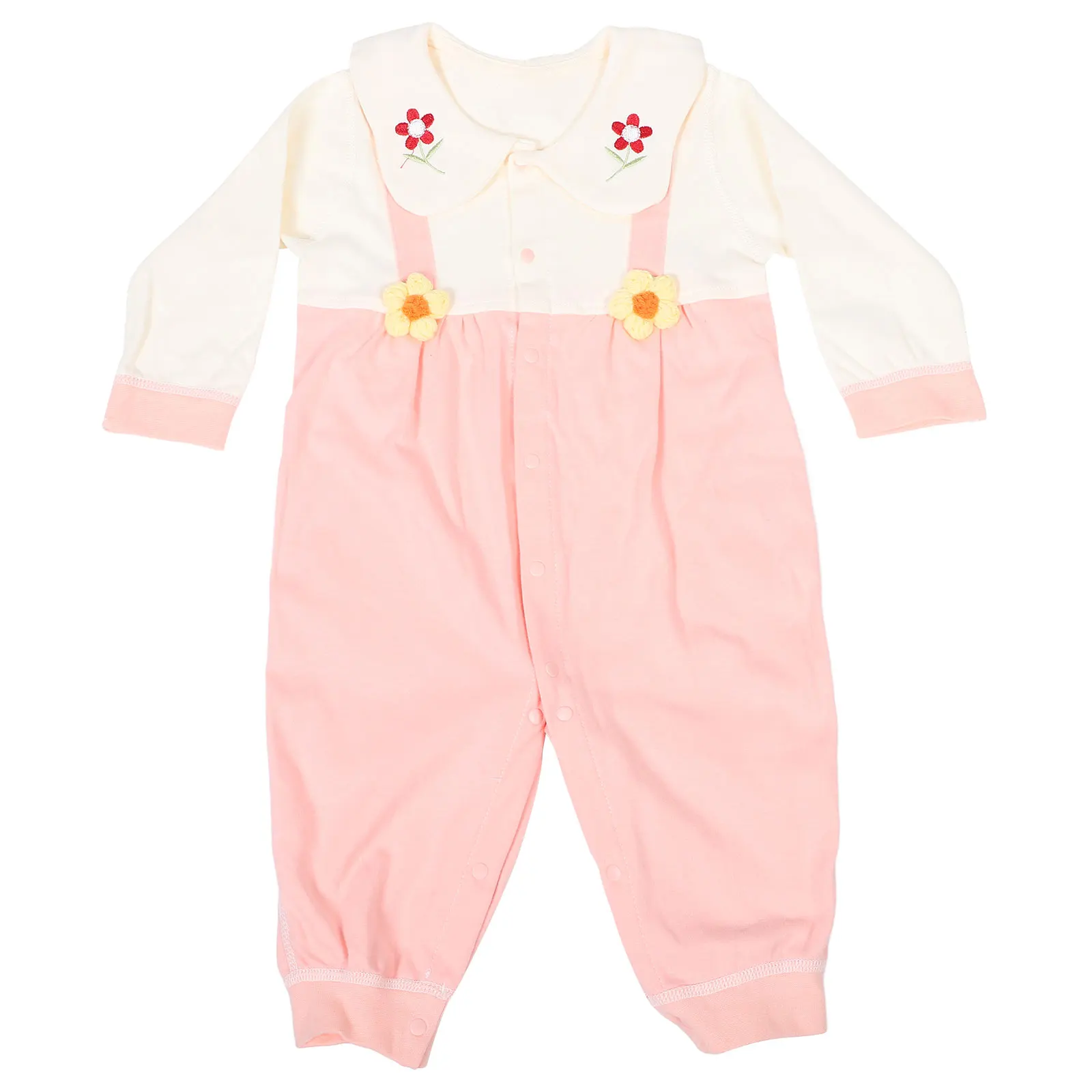 

Baby Long Sleeve Bodysuit Cotton Comfortable Newborn Girl Clothes Autumn Spring Outfit Toddler Sleepwear Romper