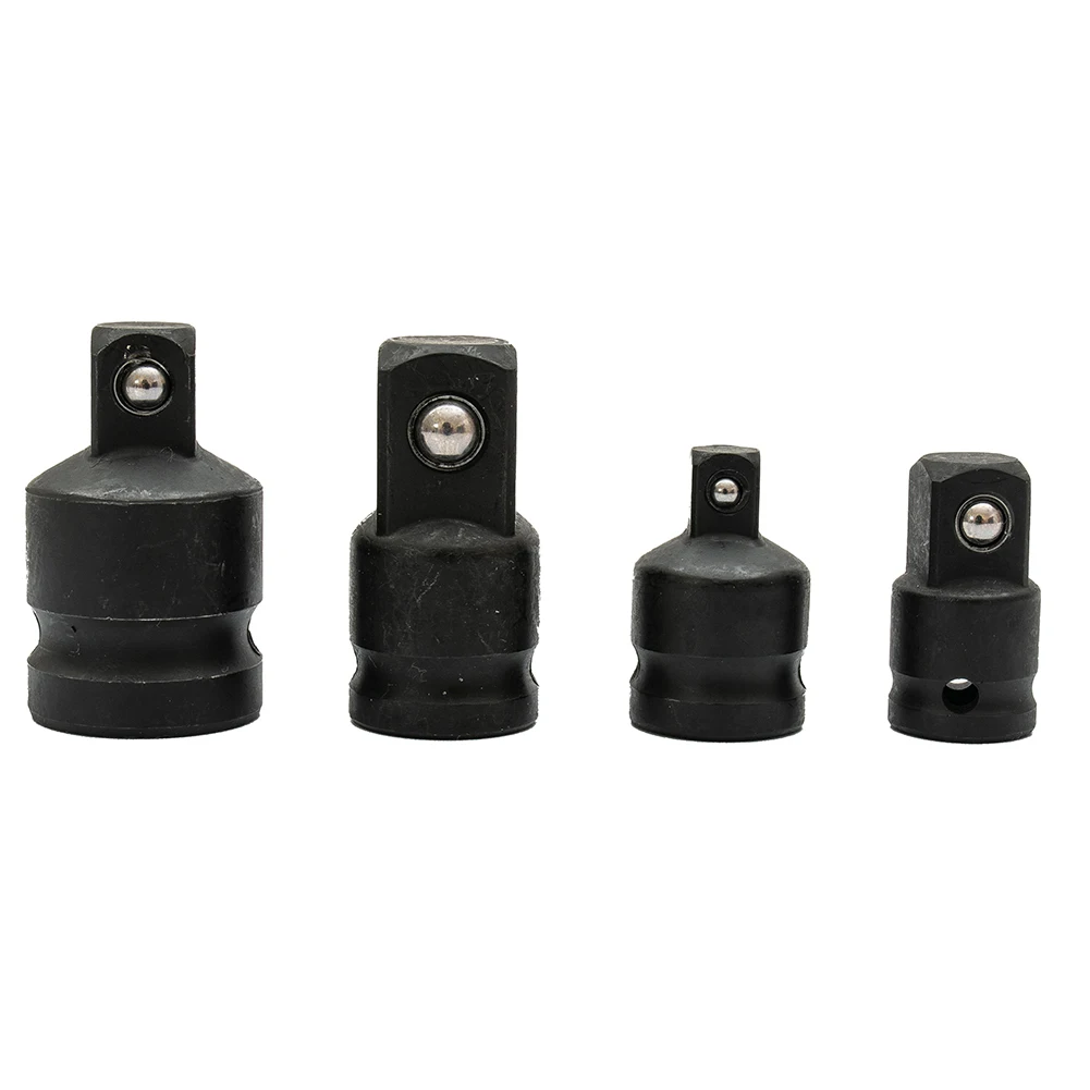 4pcs 1/4 3/8 1/2 Male Female Air Impact Adapter Converter Socket Set Reducer Drive Socket Adaptor Square Hole Hand Repair Tools