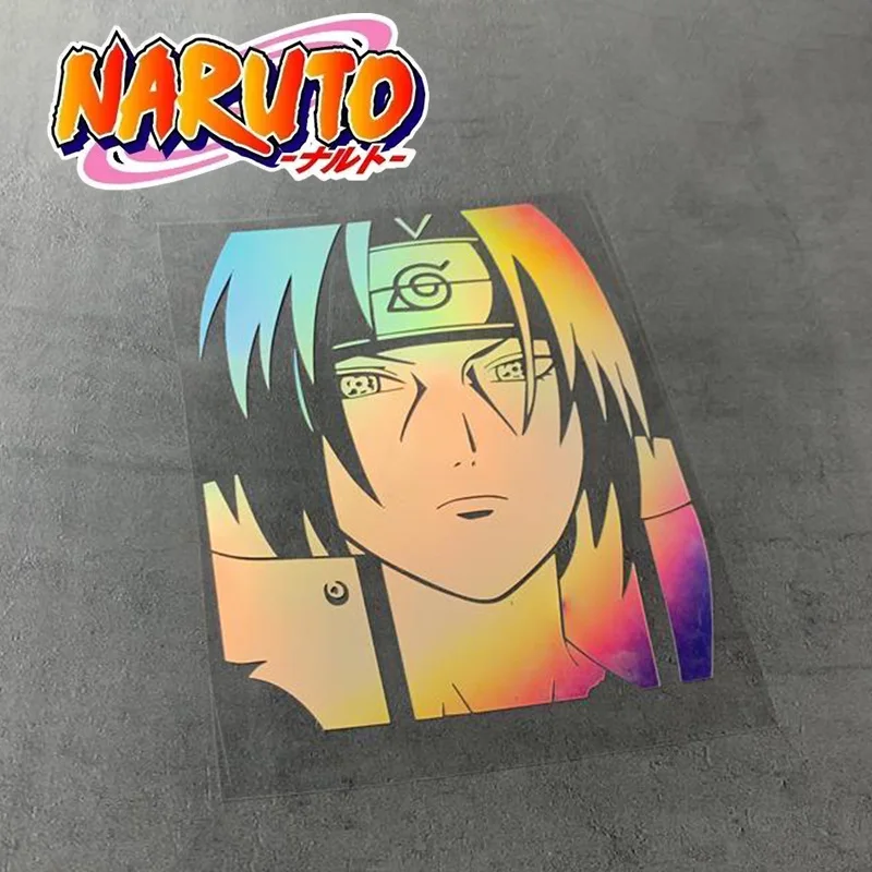 Anime Naruto Figures Uchiha Itachi Car Window Stickers Car Body Scratch Decorative Stickers Laptop Refrigerator Stickers Gift