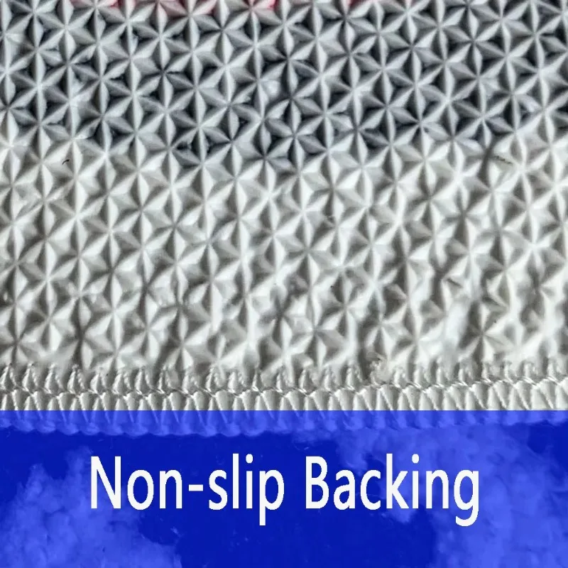 Bath mat non-slip gothic style bathroom decoration soft microfiber