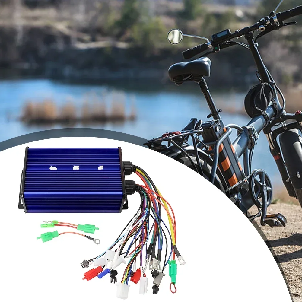 

1pcs Electric Bike Brushless Hub Motor Controller 1200W 48V/60V/72V 50A 18mos For E-Bike E-Scooter Controller Cycling Accessory