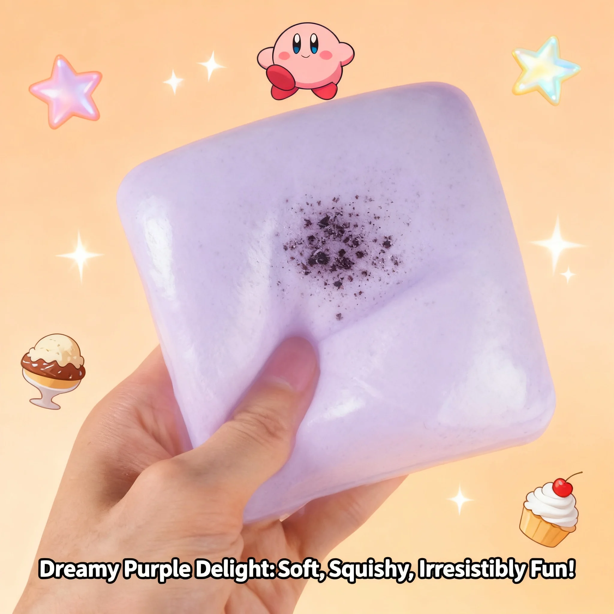 Soft Slow Rising Squishy Sticky Toast Stress Relief Squishy Calming Fidget Toy Sensory Play Squishes