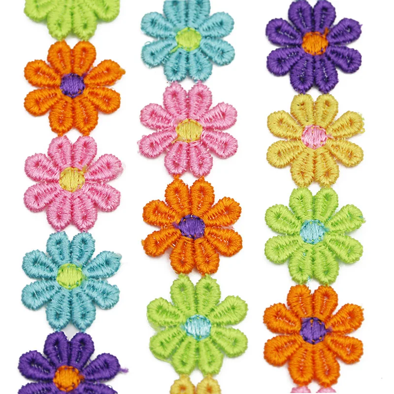

(2Y/pack) Embroidery Water soluble Lace Clothing Accessories Wedding Decoration Flower Decoration DIY Hair Accessories Handmade