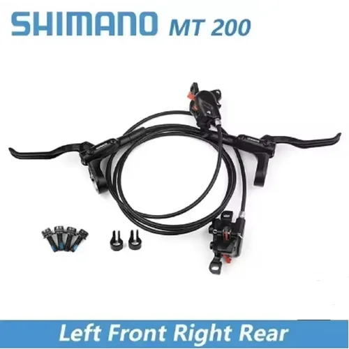 Original Shimano BL-MT200 MT201 M315 MTB bicicleta de montaña freno de disco hidráulico MT200 frenos 2 pistones 3 dedos palanca de acero BL-MT200