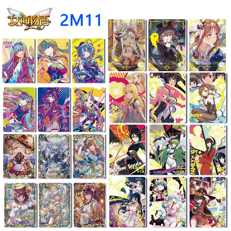 

Goddess Story 2M11 Full Set of Series Anime Characters York Forger Kafka Tsukino Usagi Collection Card Christmas Birthday Gift