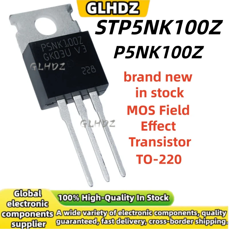10-30PCS STP5NK100Z P5NK100Z TO-220 MOS Field Effect Transistor brand new in stock