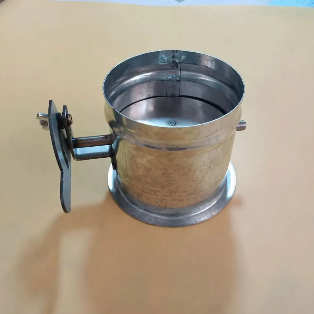 Stainless Steel Oven Air Vent Valve Industrial Ventilation Damper Commercial Dryer Exhaust Pipe Airflow Regulator