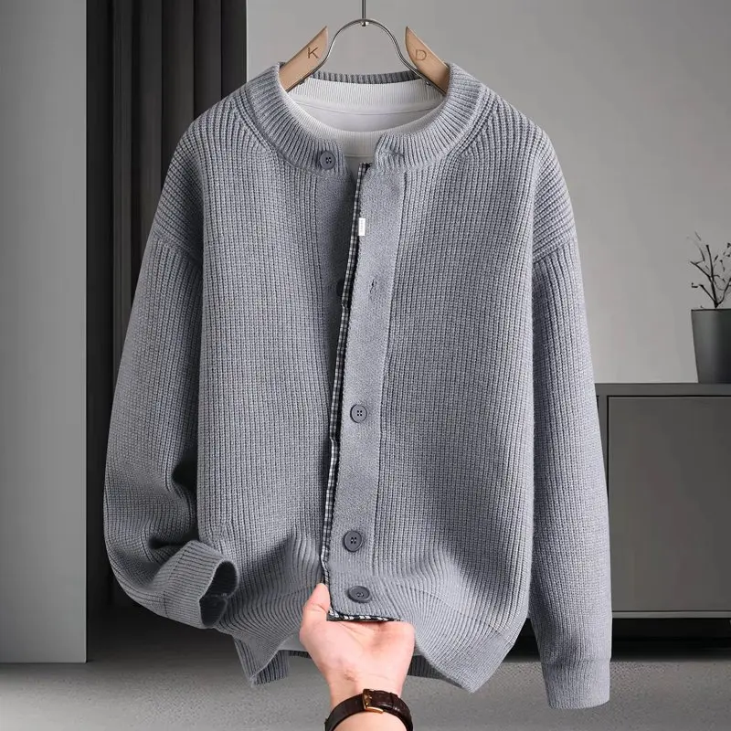 Sweater Jacket, Outdoor, Fishing, Fashionable, for Men, Trendy, Cycling, Versatile,sports, for Travel,leisure, Knitted Cardigan