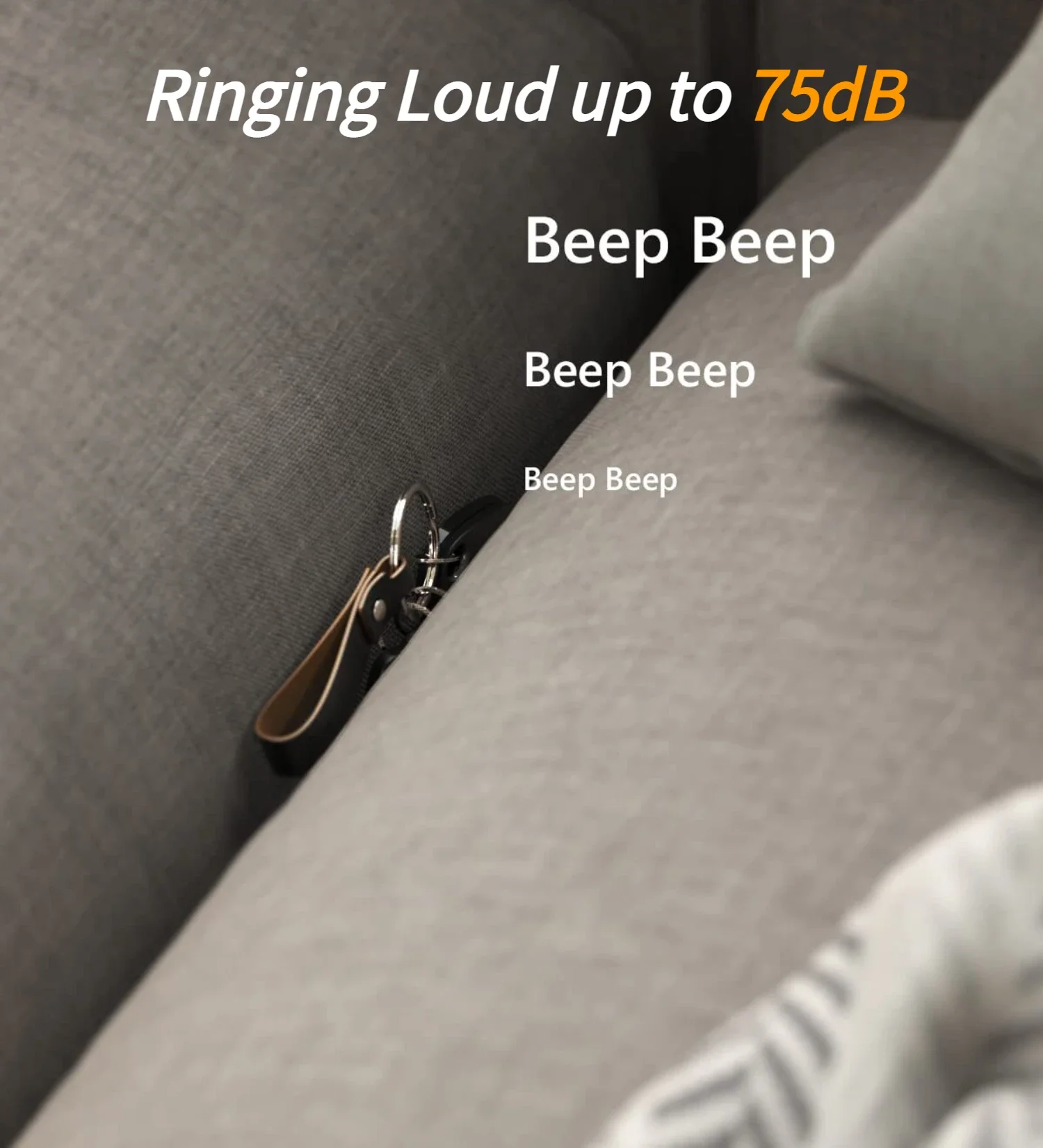 AIYATO Buscador de llaves Bluetooth funciona con Apple Find My Global Network Smart AirTag Tracker para sistema IOS Localizador de artículos para bolsas