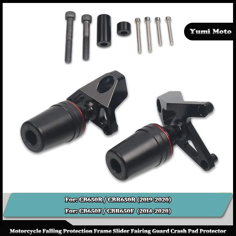 

NEW For HONDA CB650R CBR650R CB650F CBR650F Motorcycle Falling Protection Frame Slider Fairing Guard Crash Pad Protector