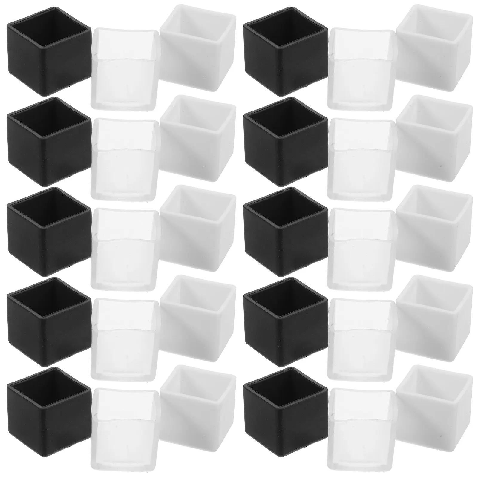 

36Pcs Anti-Slip Furniture Cups Chair Leg Floor Protectors for Hardwood Floors Noise Reduction Non Skid Table and Chair Feet Pads