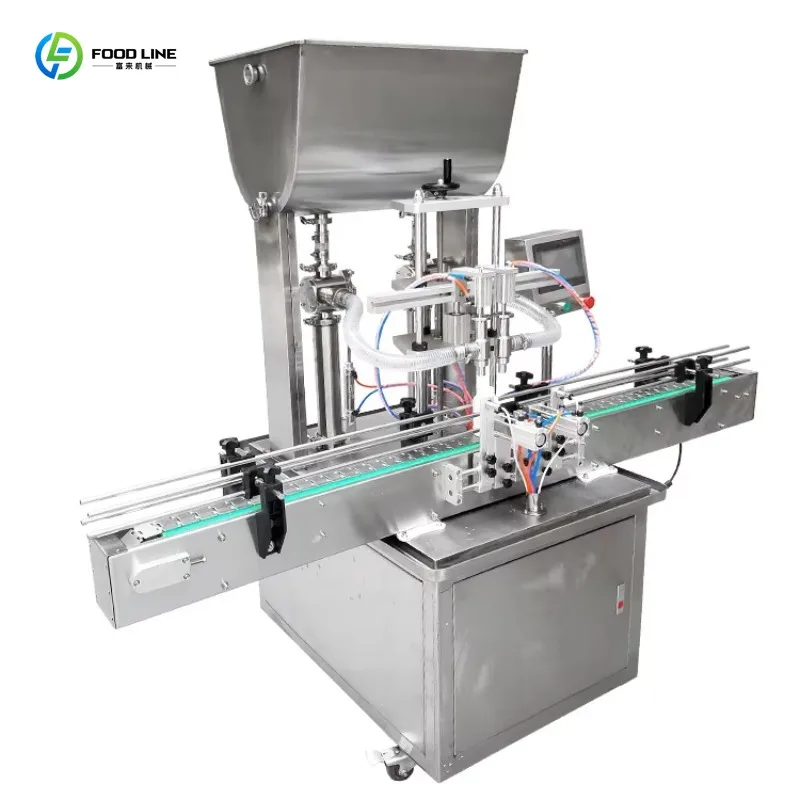 Customized Industrial Paste Filling Machine Automatic Tomato Sauce Ketchup Filling For Glass Plastic Bottles