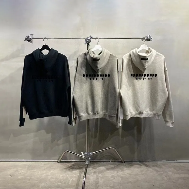 Season 8 Double Line Men's Sweaters Sets Two Rows Flocking Letter Logo Shorts Sets SS22 Oversized Sports Sets