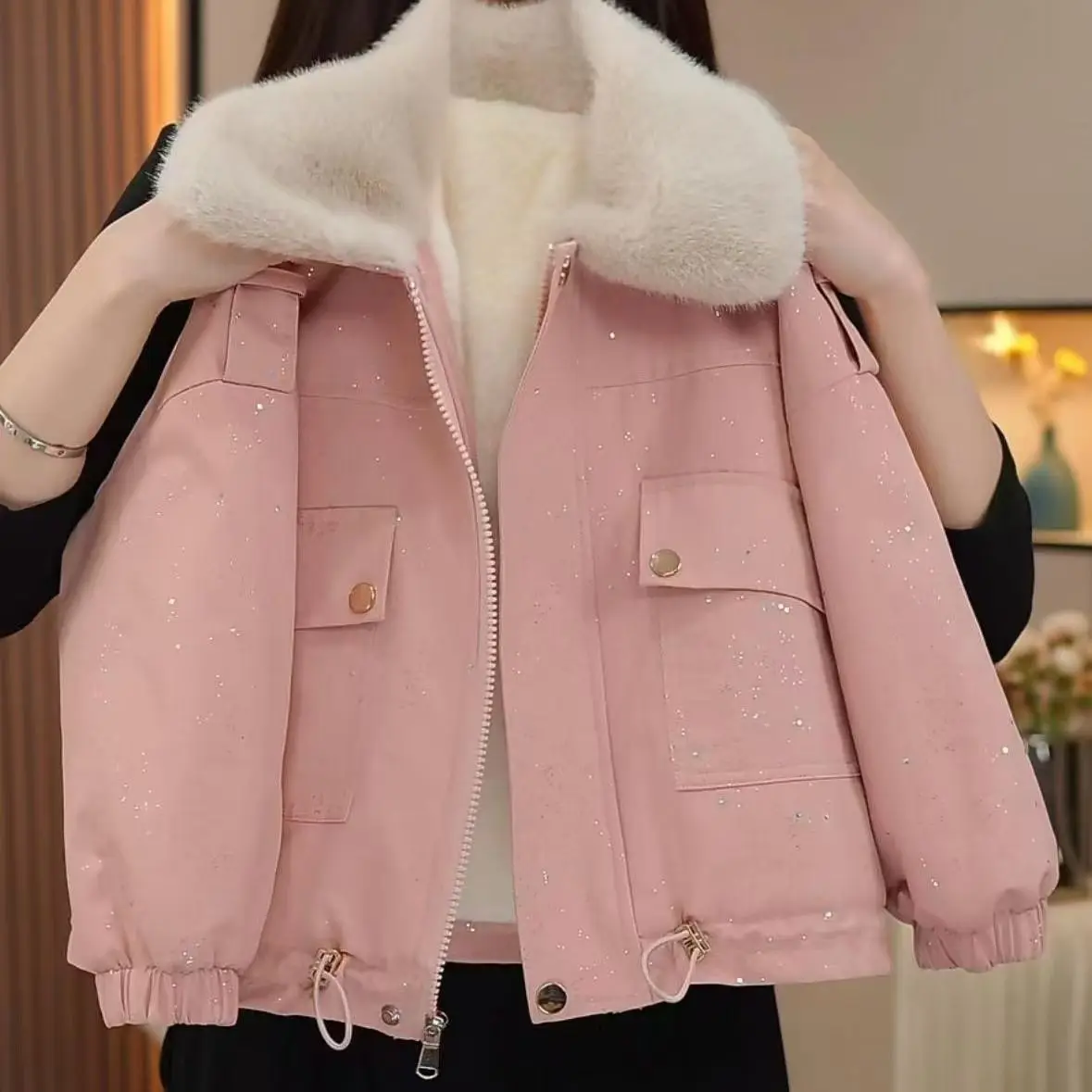Girls Thick Coats W… - image