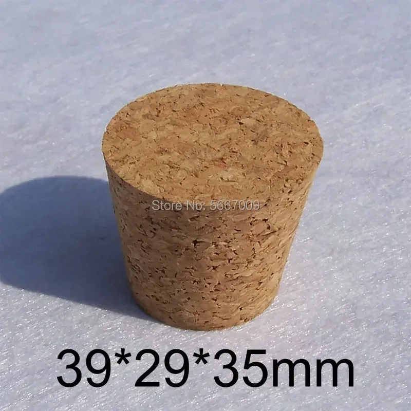 

39*29*35mm Lab Wooden Corks Test Tube Stoppers Glass Bottle Tea Jar seal Plugs for School Experiment or Household