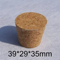 39*29*35mm Lab Wooden Corks Test Tube Stoppers Glass Bottle Tea Jar seal Plugs for School Experiment or Household