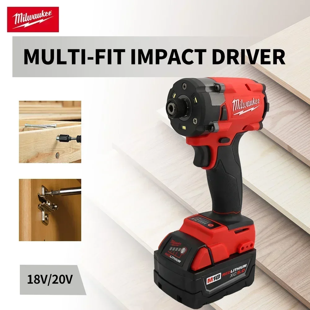 

Milwaukee Quality upgrade multi-fit impact driver long life strong driving force easy to control 20v rechargeable power tool