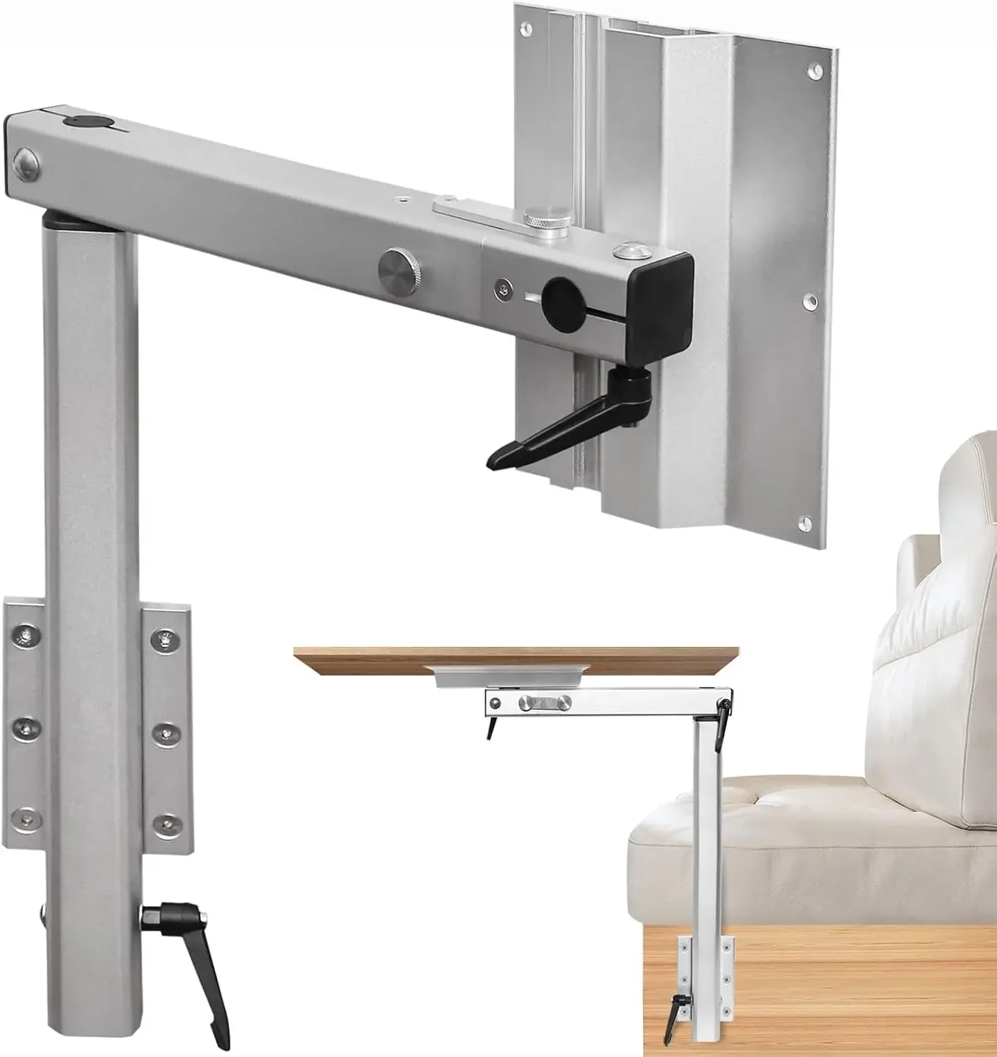 Swivel Table Legs That Allow The Table Top to Be Folded, 360 Degree Rotation Removable Premium Aluminum Alloy Rv Table Leg Brack