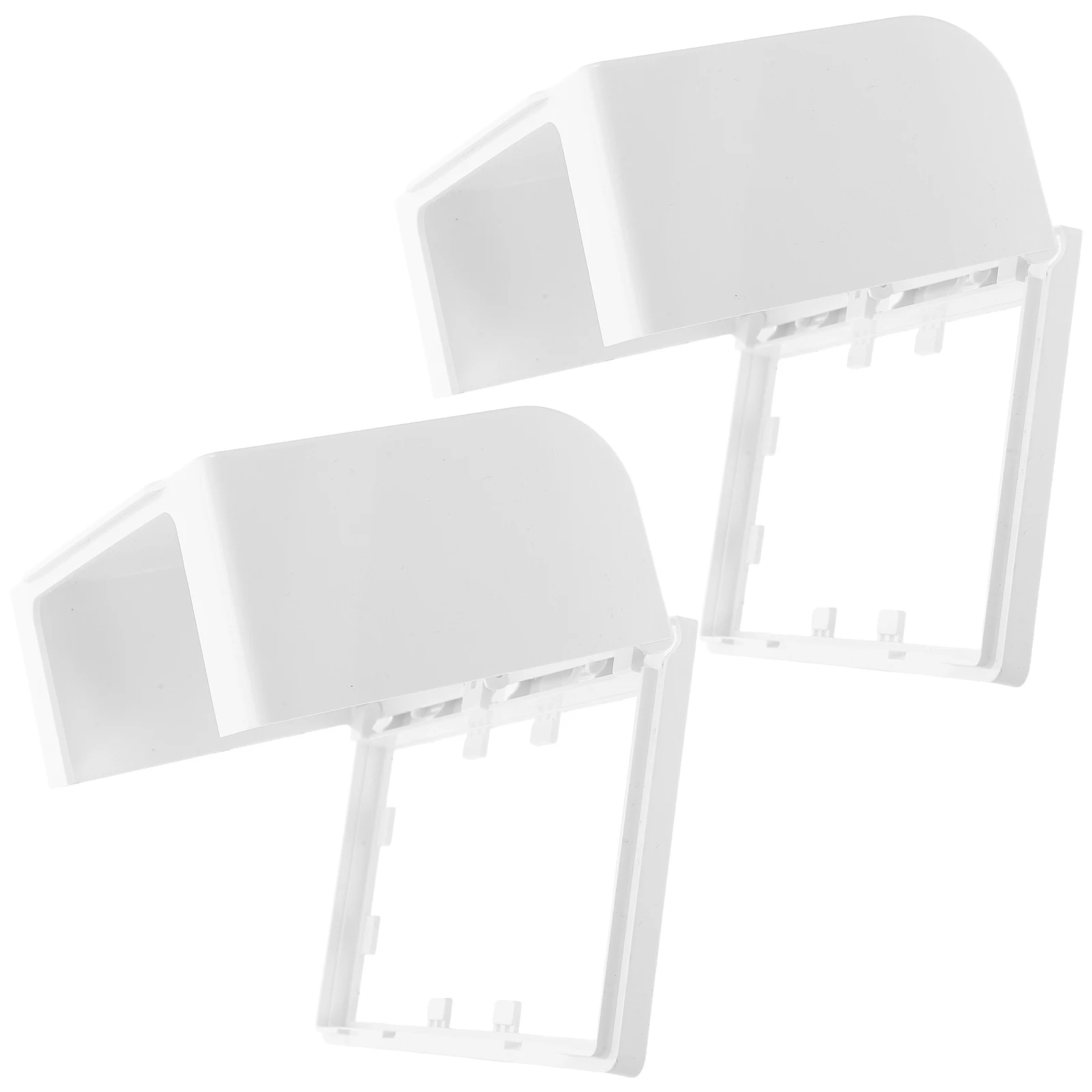 

2Pcs Splash Proof Waterproof Wall Outlet Cover Bathroom Socket Box Multipurpose Socket Protector Cover for Kitchen Home