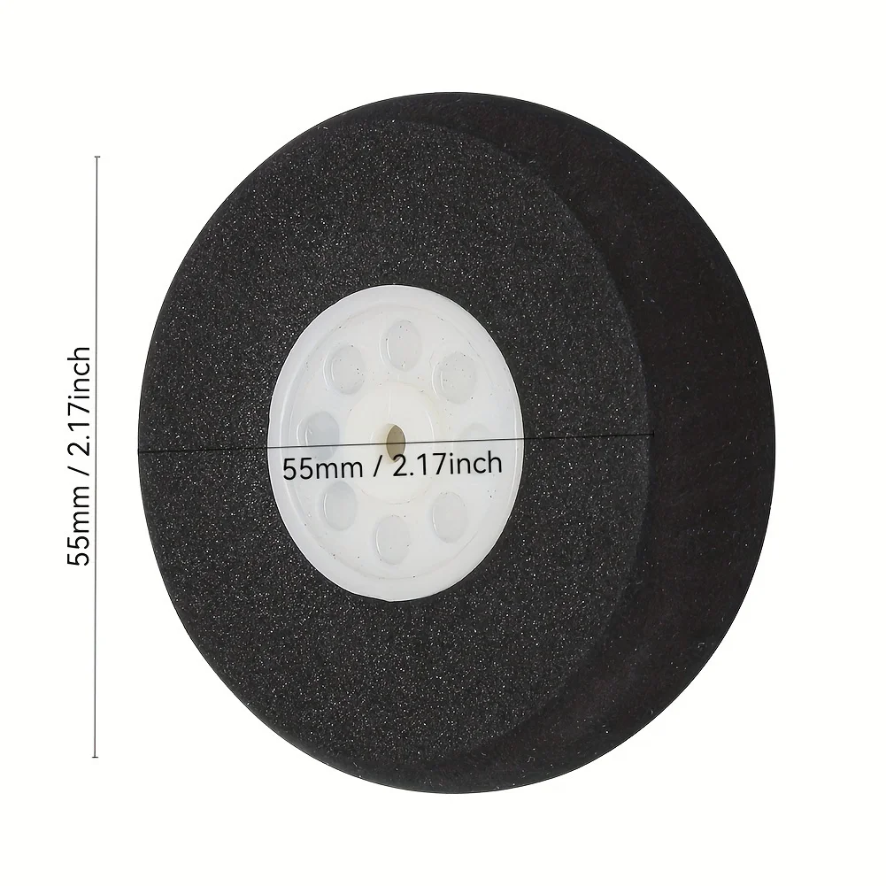 Kit de roue de train d'atterrissage principal en aluminium RC, pièces de rechange pour avion RC Cessna 182, 40 tailles ARF PNP RC