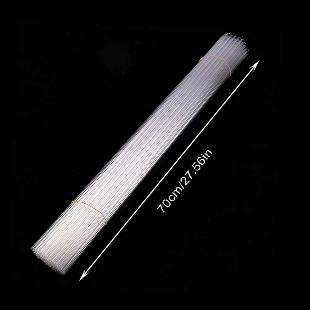 20pcs 27.56'' Clear Bobo Balloon Stick Holders with Cup Tops - Perfect for DIY Arch Kits, Party & Event Decorations view 6