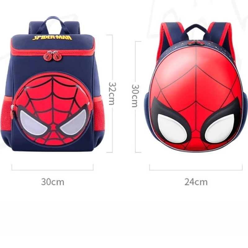 حقيبة ظهر The Avengers Spiderman Captain America Iron Man ذات مظهر عالٍ ومبتكرة للأولاد بتصميم الرسوم المتحركة وخفيفة الوزن للسفر #2