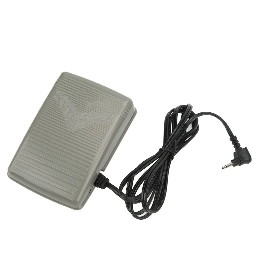 

Противоскользящий ножной переключатель для швейной машины, длинный черный шнур, эргономичная педаль управления скоростью, кабель 153 см, пластик премиум-класса