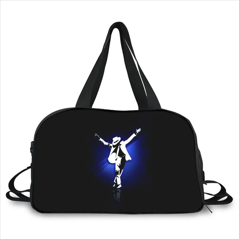 Michael Jackson 3D printing fashion trend portable large capacity multi function messenger bag travel bag