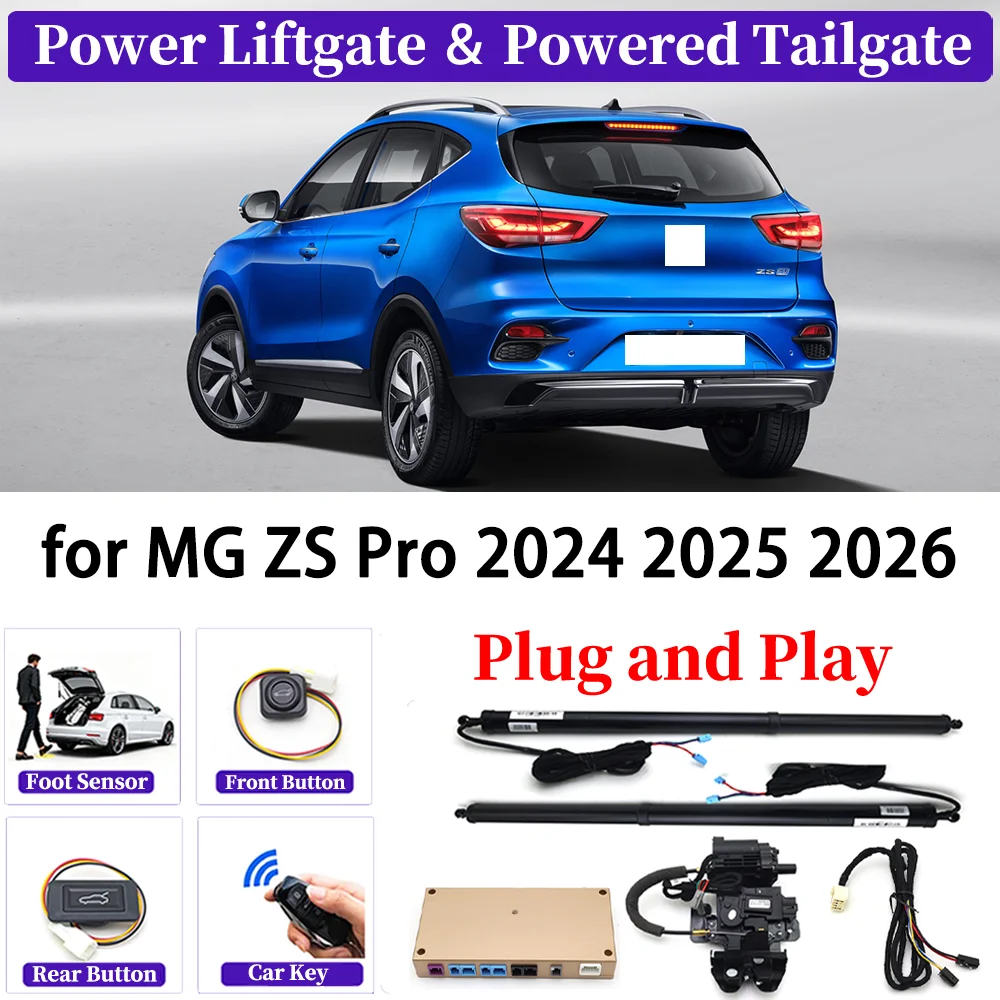 ZJCGO for MG ZS Pro 2024 2025 2026 OEM Upgrade Car Automatic Power Liftgate Kit Smart Auto Electric Tailgate System