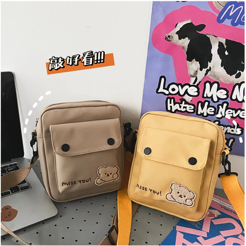 

Small Crossbody Bags For Teenage Girls New 2023 Fashion Nylon Shoulder Bag Woman's Phone Bag and Purse Handbags Bolso Mujer