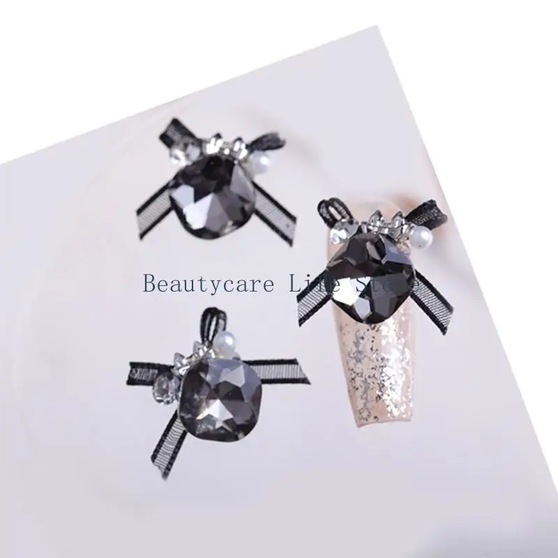652C 3pcs High Quality Fingernail DIY Decorative Accessories Rhinestones Art Decortaion Easy Installation and Removal