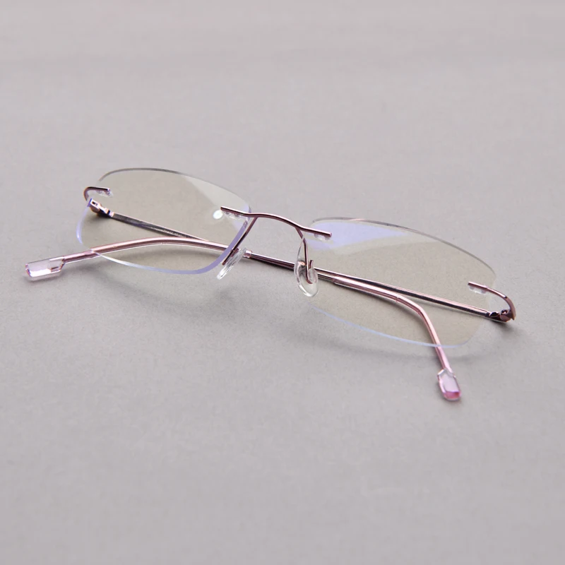 Rahmenlose Lesebrille Männer Anti Blaues Licht Computer Lupen Anti Müdigkeit Presbyopie Brille +1-+3,5 – Detail 8