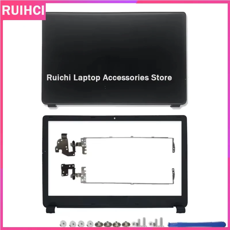 

New For ACER Aspire E1-510 E1-530 E1-532 E1-570 E1-572G E1-572 V5WE2 Z5WE1 LCD Back Cover/Front Bezel Case Laptop Shell Black
