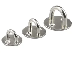 5/6/8mm 304 Stainless Steel Staple Ring Hook Heavy Duty Ceiling Mount Hanger DIY Tool Flange Bolt Hook Hardware for Boat