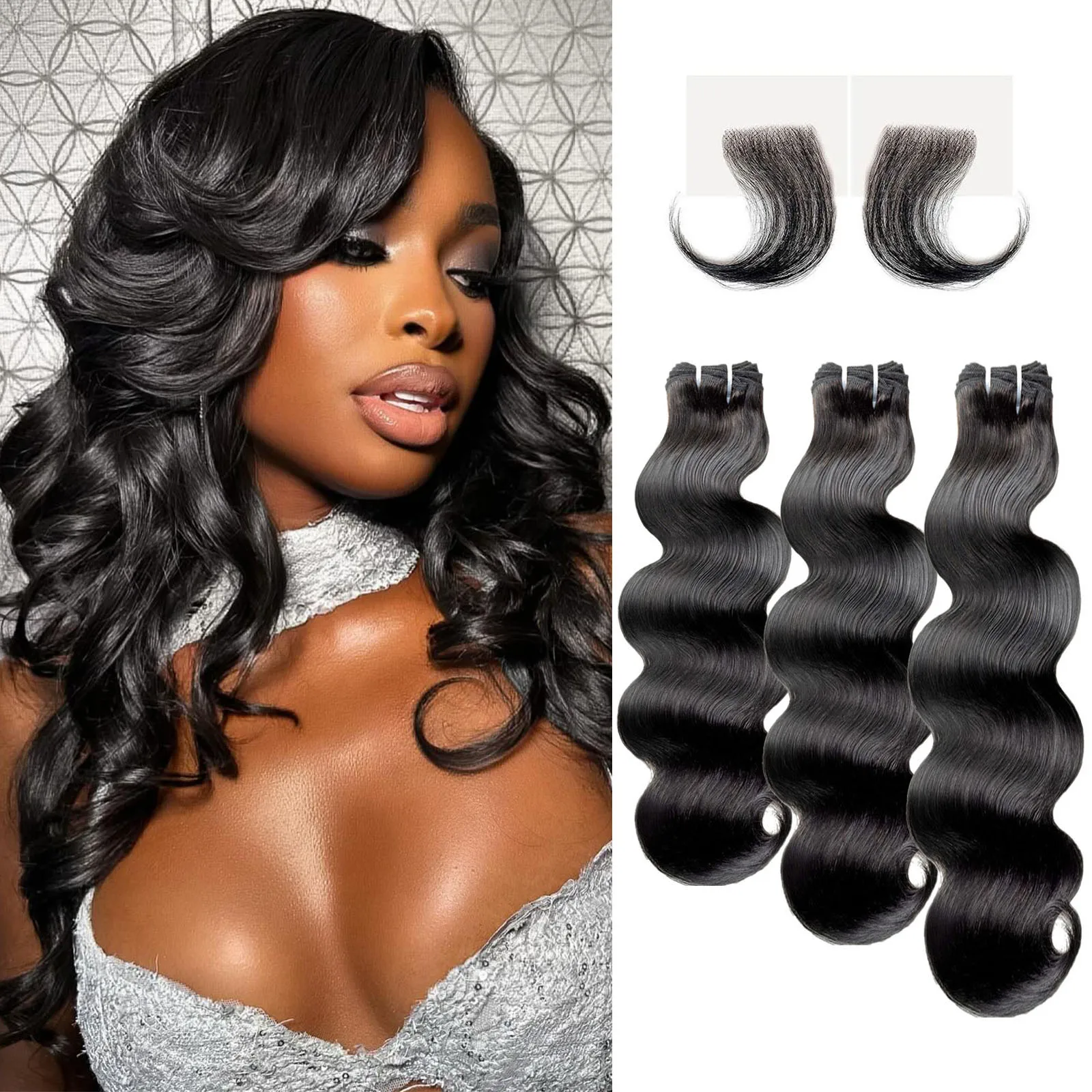 Body Wave Bundles Human Hair 20Inch 3 Bundles 16A 100% Unprocessed Brazilian Virgin Hair Extensions Weave Raw Human Hair Bundles